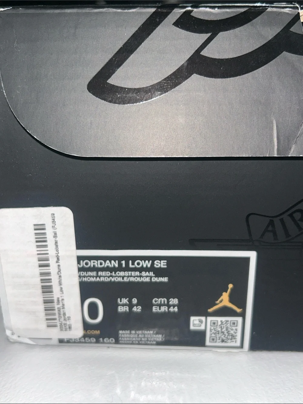 Jordan 1 Low “Dune Red” Men’s Size 10